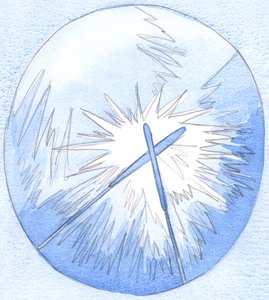 Kun olemme olleet lähellä Kristusta ja niin palamme Hänen rakkaudestaan, voimme toivoa "sytyttävämme tuleen" muille sieluille, 2002 (paperilla) tekijältä Elizabeth Wang