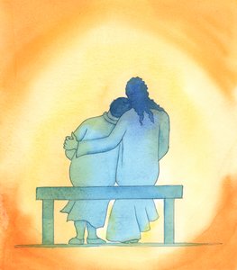 Jeesuksen rakkaus on henkilökohtaista, lempeää ja muuttumatonta; hän on aina läsnä kanssamme, erityisesti siunatussa sakramentissa, ja lohduttaa meitä läsnäolollaan., 2003 (paperilla) tekijältä Elizabeth Wang