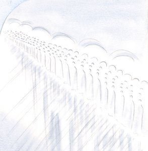 Iloni on täynnä, kun Kristus ehtoollisuudessa yhdistää sieluni Enkelien ja pyhien palvontaan, 2000 (paperilla) tekijältä Elizabeth Wang