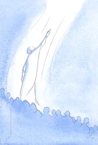 Mitään ei voida pitää Isän arvoisena, eikä se voi nousta Hänen luokseen, mikä ei ulotu Kristuksen ja Hänen anomustensa kautta., 2001 (w/c paperilla) tekijältä Elizabeth Wang