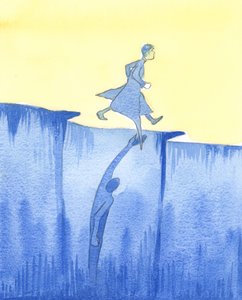 Saatana voi käyttää huolimattomia tai itsekkäitä ajatuksiamme vetääkseen meidät syntiin ja pimeyteen, kuten vihollisen tarttuessa jonkun räpytteleviin vaatteisiin, 2003 (paperilla) tekijältä Elizabeth Wang