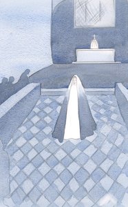 Hän, joka on puhdas kuin Kristus, seisoi näiden Oxfordissa olevien dominikaanisten veljien joukossa, jotka elävät Pojalleen, sidottuna kolminkertaiseen lupaukseensa, 2000 (paperilla) tekijältä Elizabeth Wang