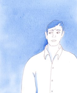 Jotkut katolilaiset, jotka tällä hetkellä "taistelevat" kirkon sisällä levittääkseen virheellisiä näkemyksiään synnistä ja pyhyydestä, tulevat jonain päivänä katsomaan taaksepäin, 2005 (akvarelli paperille). tekijältä Elizabeth Wang