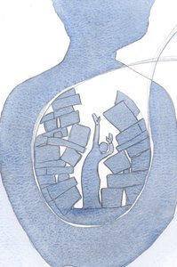 Jotkut sydämet ovat niin täynnä turhia haluja, että Kristuksen ylistys ei voi virrata heidän sielustaan Isälle., 2000 (paperilla) tekijältä Elizabeth Wang