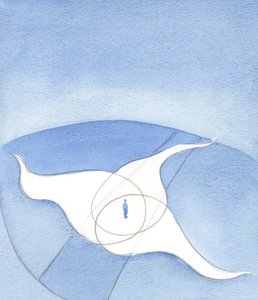 Jumalalliset persoonat ovat kuin kolme liekkiä yhdessä tulessa, joiden läsnäolo ja suoja ympäröi meidät maallisella matkallamme, 2001 (paperilla)