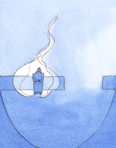 Isä voi pukea meidät kirkkauteensa. Olen elävä liekki, Hän sanoi, Hänen edessään, kun rukoilen yhtä rukousta Kristuksen kanssa, 2002 (paperilla) tekijältä Elizabeth Wang