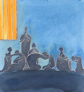 Pyhillä sieluilla on seuranaan vain toisensa: niin surullista seuraa, kun he itkevät ja valittavat aikaa, jonka he hukkasivat maan päällä, kun he olisivat voineet osoittaa enemmän rakkautta Jumalaa tai lähimmäistään kohtaan tai olisivat voineet nopeammin k tekijältä Elizabeth Wang