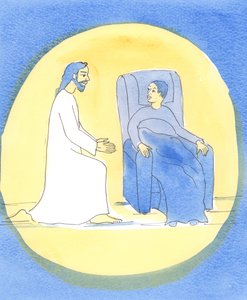 Herra tulee olemaan kanssamme, kun teemme "hengellisen yhteyden", 2004 (paperilla) tekijältä Elizabeth Wang