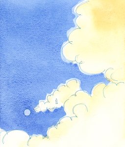 Se suuri "korkeus", johon pyhä sielu saavuttaa, on edelleen kaukana Jumalan pyhyyden äärettömistä "korkeuksista", jolta saamme elämän, uskon ja toivon., 2003 (w/c paperilla) tekijältä Elizabeth Wang