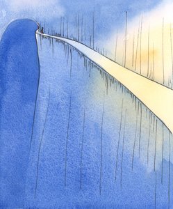 Uskon matka johtaa valoon ja iloon, mutta meidän tulee olla varovaisia, ettemme lankea pimeyteen huolimattomuuden tai ylpeyden kautta, 2004 (paperilla) tekijältä Elizabeth Wang
