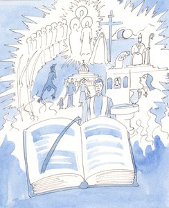 Koko katolinen usko sisältyy messaan ja sitä juhlitaan liturgiassa 2003 (paperilla) tekijältä Elizabeth Wang