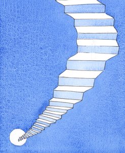 On vain yksi tie pimeän kuilun yli, joka erottaa maan taivaasta, 2004 (paperilla) tekijältä Elizabeth Wang