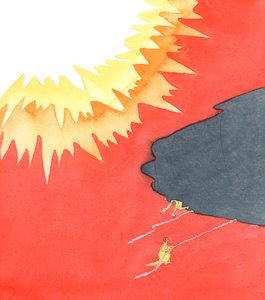Ne pyhät sielut, joita rukouksemme ovat auttaneet ja jotka ovat valmiita taivaaseen, ovat kuin ihmiset, jotka on raahattu ylös suurta kalliota, jotta he saapuisivat iloisin ja kiitollisin mielin huipulle, josta he näkevät taivaan kirkkauden lähistöllä, 200 tekijältä Elizabeth Wang
