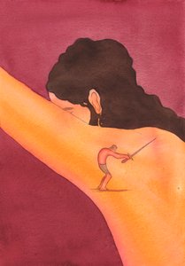 Ne, jotka iskevät kirkon opettajia ja opetusta vastaan, iskevät Kristukseen, joka on Kirkon Pää, Hänen ruumiinsa, 2002 (paperilla) tekijältä Elizabeth Wang