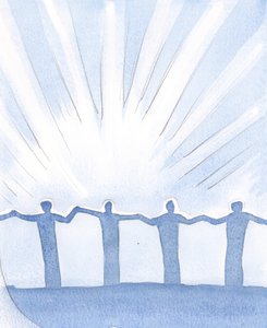 Meidän tarvitsee vain seistä täällä messussa, pyytää, vastaanottaa ja ottaa vastaan kaikki siunaukset, joita Kristus tarjoaa - yhdessä Hänen kanssaan, 2000 (paperilla) tekijältä Elizabeth Wang