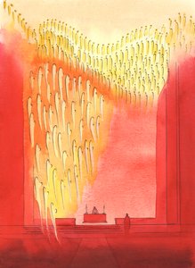 Olisimme yllättyneitä, jos näkisimme kuinka kiitollisia pyhät ja enkelit ovat, kun tervehdimme ja kunnioitamme heitä kirkossa, 2003 (paperilla) tekijältä Elizabeth Wang