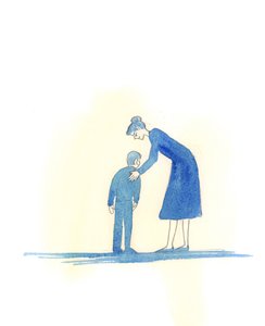 Kun olin katunut virhettäni, Kristus kertoi minulle iloisesti, että olin saanut anteeksi; hän oli todellakin antanut minulle anteeksi yhtä nopeasti kuin minulla oli tapana antaa anteeksi omille lapsilleni, kun yksi oli syyllistynyt virheeseen, 2005 (vesivä tekijältä Elizabeth Wang