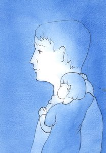 Kun joku lepää kuin lapsi, Isän syleilyssä rukouksessa, hän ei voi "näkeä" paljoa juuri tuon liiton läheisyyden vuoksi, 2002 (paperilla) tekijältä Elizabeth Wang