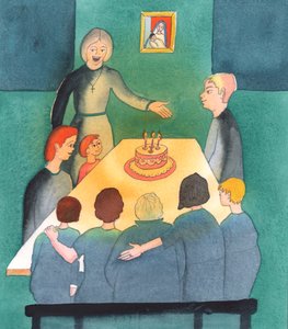 Siellä, missä ihmiset kuuntelevat kirkkoa ja kiittävät Jumalaa lapsistaan ja asettavat perheen tarpeet omien kunnianhimojen edelle, koti on kuin valon keidas, 2003 (paperilla) tekijältä Elizabeth Wang