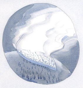Missä tahansa sielu luovuttaa henkensä Jumalan työn ja kunnian vuoksi, Jumalan valtakunta koskettaa tätä maata, ja Jumala todella hallitsee., 2001 (w/c paperilla) tekijältä Elizabeth Wang