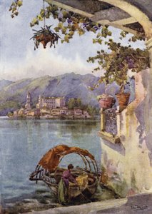 Archway at Orta (väri litho) tekijältä Ella Du Cane