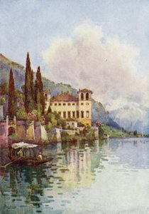 Gravedona, Comojärvi (väri litho)