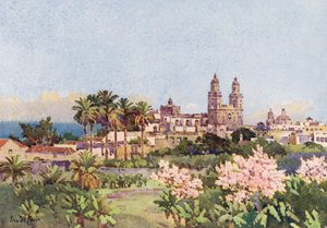 Las Palmas (väri litho) tekijältä Ella Du Cane