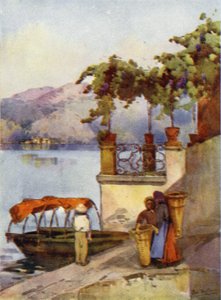Poistuminen markkinoilta (väri litho) tekijältä Ella Du Cane
