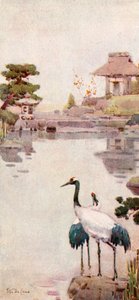 The Storks (väri litho) tekijältä Ella Du Cane