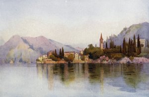 Varenna, Comojärvi (väri litho)