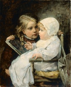 Nuori taiteilija, 1885 tekijältä Ellen Kendall Baker