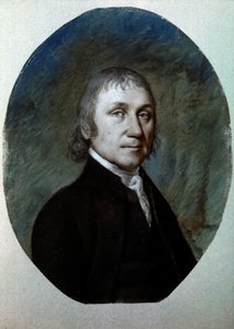 Joseph Priesleyn muotokuva, noin 1797 (pastelli paperille). tekijältä Ellen Sharples