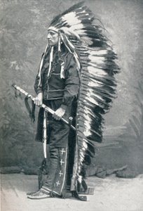 Pohjois-Amerikan intiaani, 1912 tekijältä Elliott and Fry