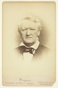 Wagnerin muotokuva, 1877. tekijältä Elliott and Fry