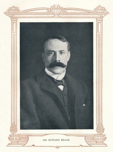 Sir Edward Elgar, 1895. tekijältä Elliott and Fry