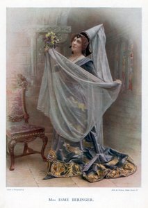 Esme Beringer, brittiläinen näyttelijä, 1901.