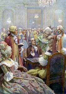 Benjamin Franklin Louis XVI:n hovissa
