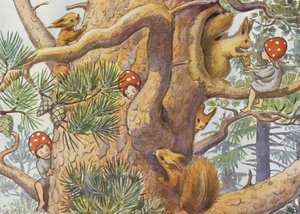 Elsa Beskow: Tomtebobarnen, 1937: Puu