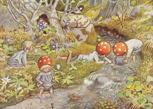 Bäckenin tonttulapset tekijältä Elsa Beskow