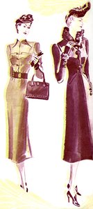 Elsa Schiaparellin piirustus tekijältä Elsa Schiaparelli