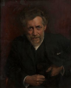 Professori Edmund von Hellmerin muotokuva tekijältä Emanuel Baschny
