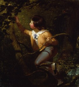 Lintujen pesintä, 1837. tekijältä Emanuel Gottlieb Leutze