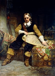 Oliver Cromwell, 1867 tekijältä Emanuel Gottlieb Leutze