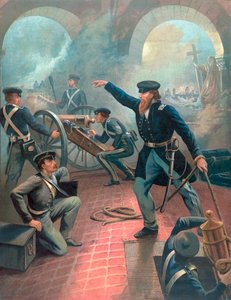 Ulysses S. Grant Meksikon ja Amerikan sodassa tekijältä Emanuel Gottlieb Leutze