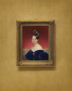 Badenin prinsessa Louise Amelian muotokuva tekijältä Emanuel Thomas Peter