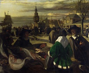 Markkinat Haagissa, noin 1660