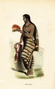 Nainen Pampas-alankoalueelta, Argentiina tekijältä Emeric Essex (after) Vidal