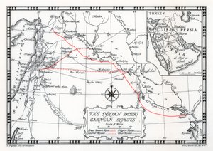 Karavaani-, kuriiri- ja pyhiinvaellusreitit Syyrian autiomaassa, 1937 tekijältä Emery Walker