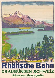 Sveitsiläisen Rhaetian Railwayn julistematka Graubundeniin