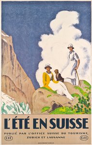 "Summer in Switzerland", Sveitsin matkailutoimiston juliste